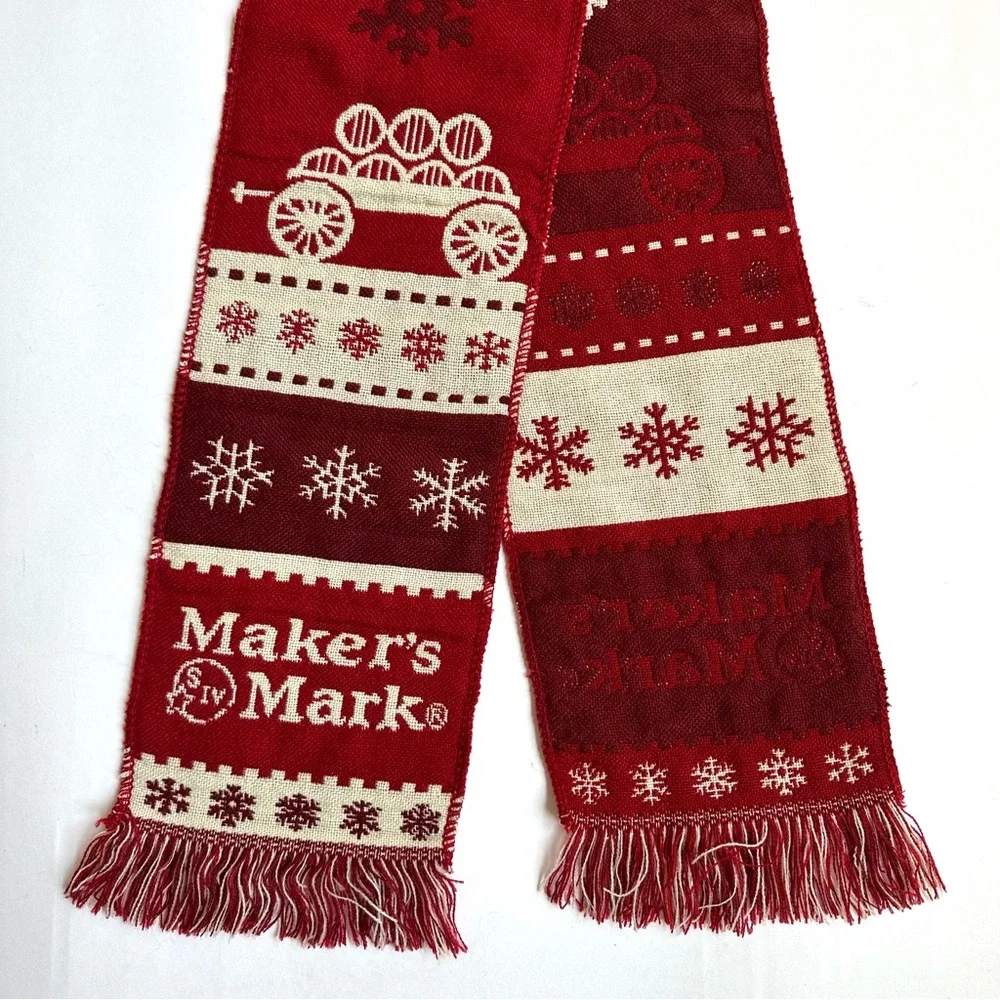 Maker’s Mark Whiskey Red Scarf